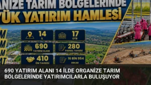 690 Yatırım Alanı 14 İlde Organize Tarım Bölgelerinde Yatırımcılarla Buluşuyor