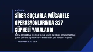 Siber Suçlarla Mücadele Operasyonlarında 327 Şüpheli Yakalandı
